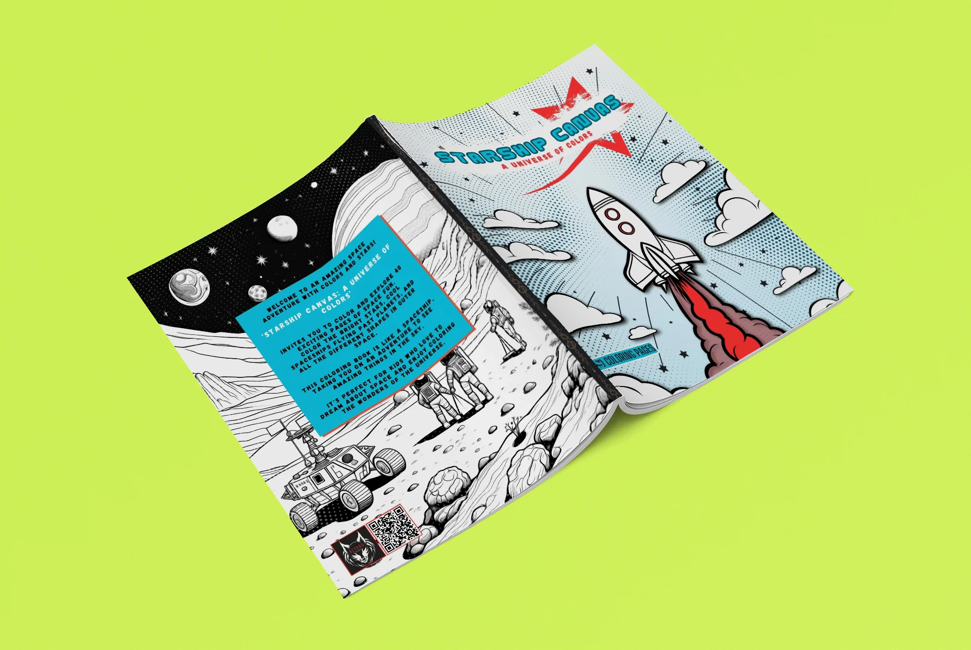 Starship Canvas – A Universe of Colors detail image